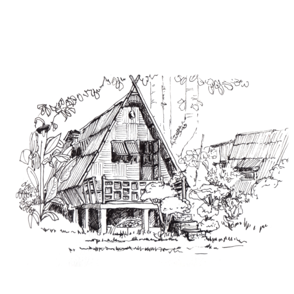 carnet de voyage aurelie illustratrice : thailande croquis au crayon