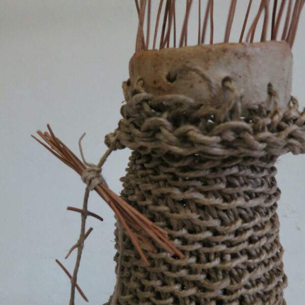 poterie modelage terre crochet par Adeline détail