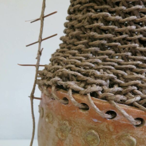 poterie modelage terre crochet par Adeline - détail