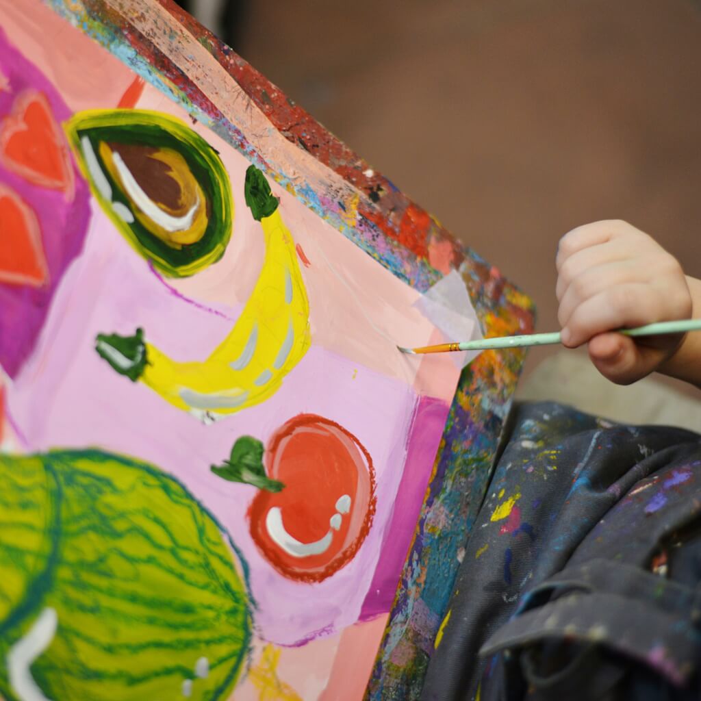 atelier peinture enfants