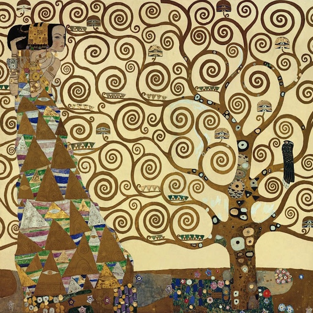 atelier de peinture enfants a la manière de Klimt