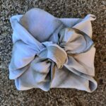 Teinture naturelle furoshiki carre tissu_gris_face_tressyclage